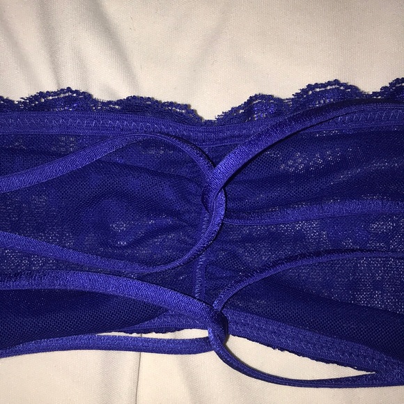NWT Free People Bralette M Deep Cobalt $20 - Picture 5 of 6